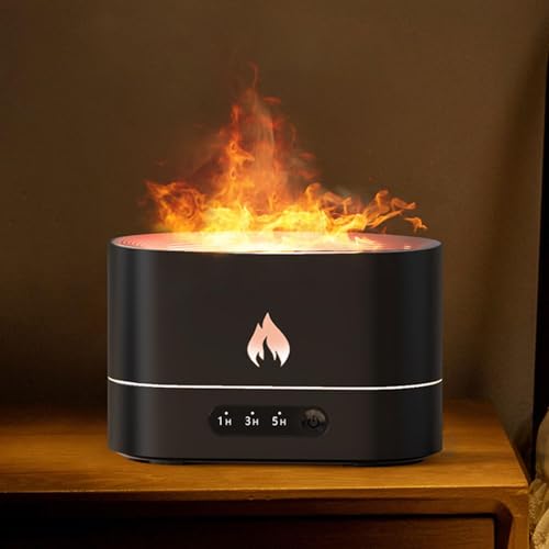 Humidificateur d'air et diffuseur d'arôme noir 159x79x107mm - 3