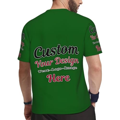 Custom Shirt Your Design Own Shirts Customized Personalized Logo Text Name Photo Image T-Shirt4