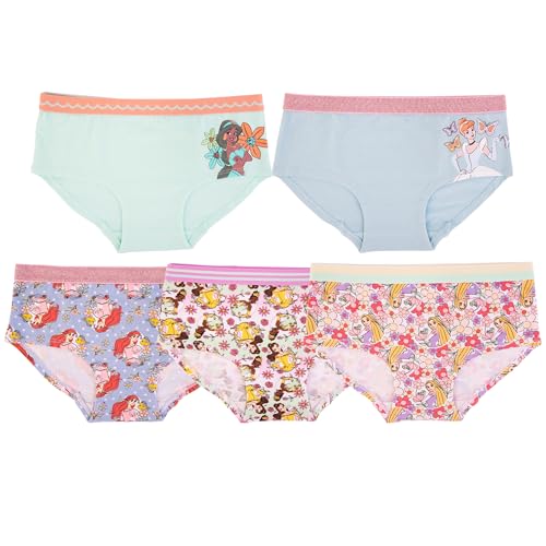 Disney Princess Underwear Multipacks With Cinderella Belle Ariel Aurora & more in 2/3T-10