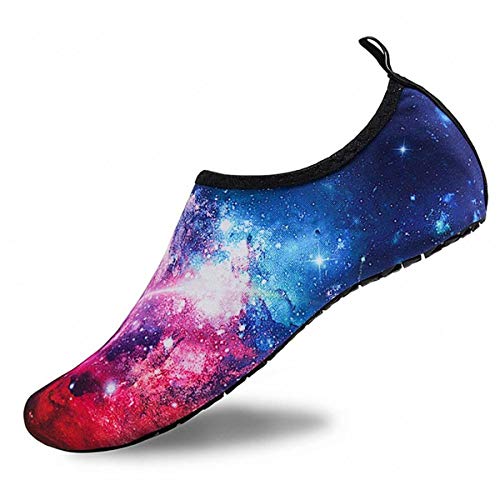 Zapatos de Agua Escarpines Hombres Mujer Niños Verano Zapatillas de Aqua Ligeros de Secado Rápido Playa Piscina Buceo Snorkel Surf Vela Mar Río Yoga Calzado de Natación