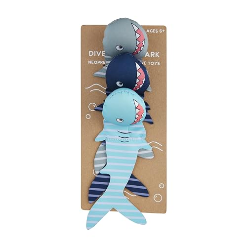 Mud Pie Kids Shark Neoprene Dive Toys ; 8