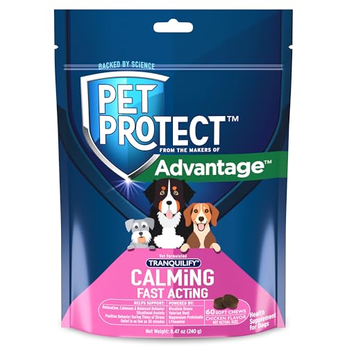 Pet Protect Calming Fast-Acting Soft Chews for Dogs