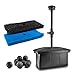 Produktbild CLGarden Teichpumpe SP3BFB mit Filter Unterwasserfilter Teich Set Fontäne für Wasserspiel Teichfilter mit Pumpe Filterpumpe 12V AC