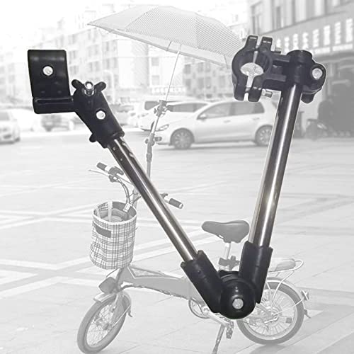FAKEME Suporte de guarda-chuva de bicicleta para carrinho guarda-chuvas suporte dobrável acessórios