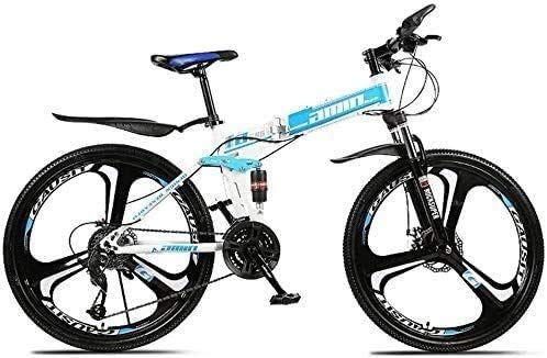Bicicleta plegable de 27" con doble amortiguación y velocidad variable para rutas off-road