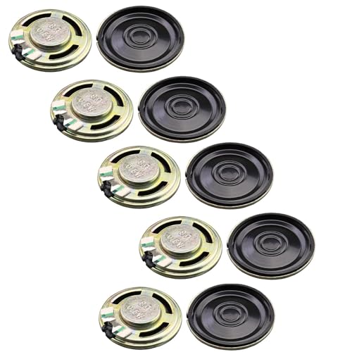 10 altavoces interiores compatibles con Game Boy Color Advance GBA GBC de 23 mm, 8 ohmios, 0,5 W, piezas de reparación de consola de juegos