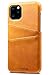 Wallet Case for 2019 iPhone 11 Pro Max, Slim PU Leather Back Case Cover Credit Card Holder, 6.5 inches, Khaki