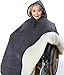 Rollstuhl Ganzerk&ouml;rper Warme Decke,Rollstuhl Mantel Winddicht Rollstuhl Cape Poncho Mit Dickes Pl&uuml;schfutter Schlupfsack Mit Kapuze F&uuml;r Reise,Rundum-Schutz F&uuml;r W&auml;rme Und Schutz F&uuml;r Erwachsene B