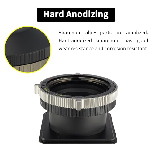 Ficha técnica Anillo adaptador de montaje de lente HV a ALPA compatible con lente Hasselblad V a cámaras de sistema ALPA12 12SWA 12TC 12STC 12 MAX - Fernando Cortés