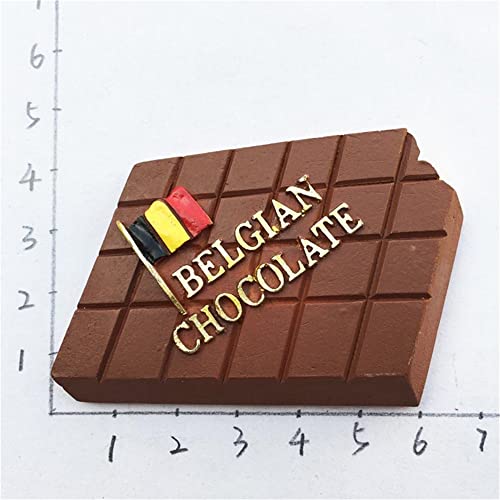 Imán Decorativo Souvenir Chocolate Bélgica 3D miniatura 5
