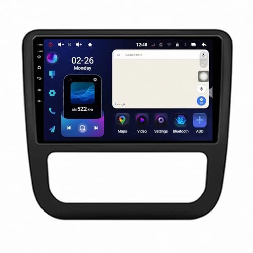 Carplay para coche VW Scirocco con pantalla táctil HD y cámara de marcha atrás