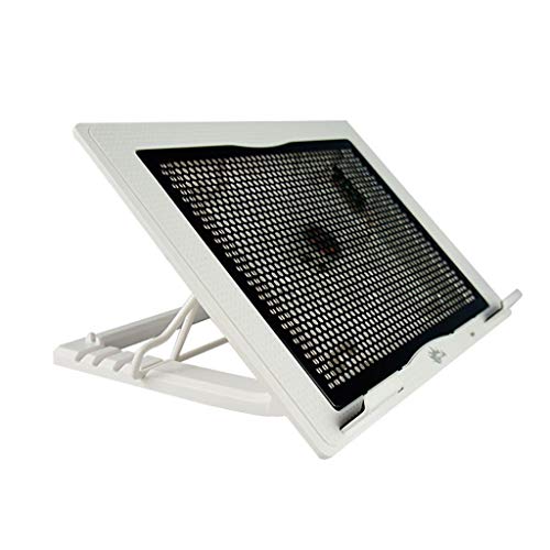 Preisvergleich Produktbild Multifunktions-Laptop-Kühler, Kunststoff Metallnetz Haushaltsbuch Computerständer Lüfter Kreative Schnelle Kühlung Notebook-Kühler (Farbe : C)