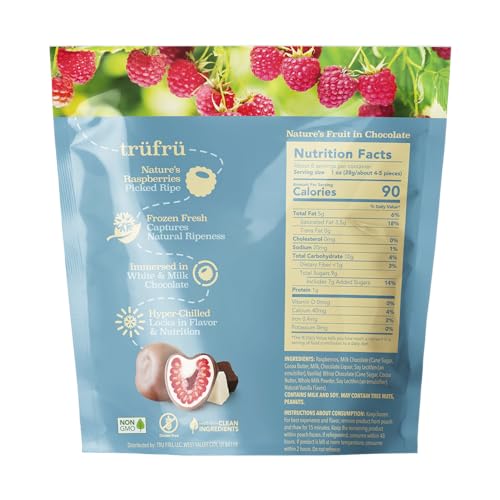Tru Fru 880F Nature'S Raspberries Hyper-Chilled In White & Milk Chocolate thumb #1