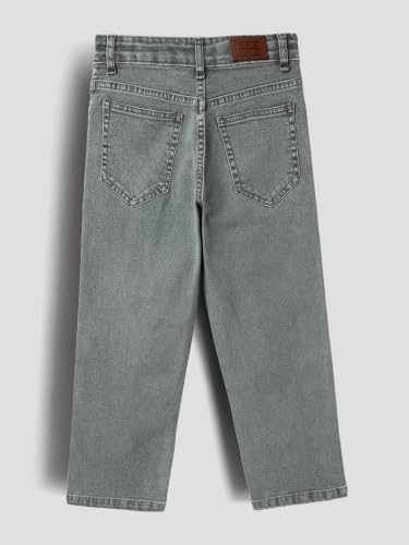 Image of Urbano Juniors Boy's Loose Baggy Fit Washed Denim Jeans Stretchable