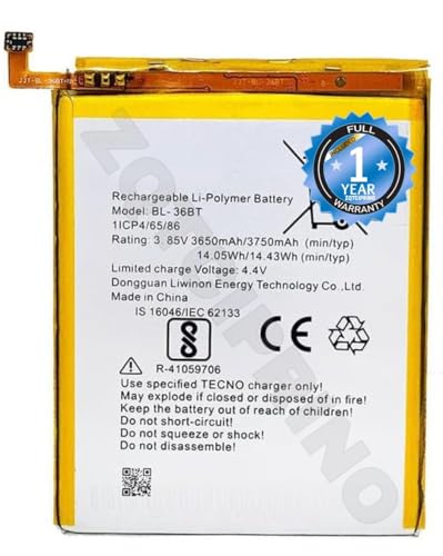Image of Original BL-36BT Battery for Tecno Camon I Air 2 Plus Battery with 1 Year Warranty**** (R242)