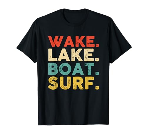 Wake Surfing Rope & Boards T-Shirt