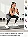 WDNSYG Resistance Band Leggings, High Waisted Butt Lifting Tummy Control Yoga & Gym Workout Pants (US, Alpha, X-Large, Regular, Regular, Black)