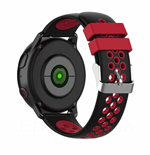 Image of Epaal 22mm Universal Silicone Strap with Flat Metal Buckle for all 22mm Smart Watches, Samsang Watch 3 45mm / Gear S3 Classic /Frontier /Huawei GT2 /Realme Watch 2 /2 Pro /S /S Pro