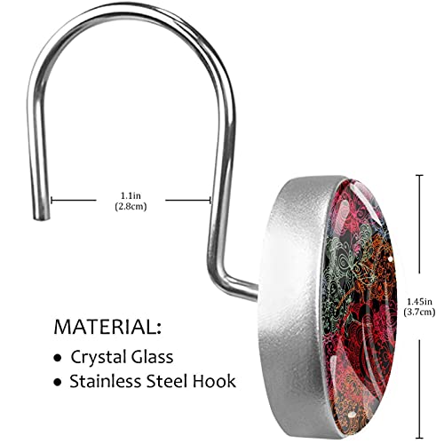 Anneaux de douche antirouille et durables pour doublure de rideau