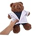 Imagen de Beaupretty Peluches Doctor con Uniforme Blanco Muñeco de Felpa para de Medicina Regalo Graduación y Regreso Clases Juguete Suave para Fiestas y Celebraciones