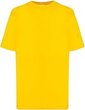 Maglietta Bambino e Ragazzo a Maniche Corte, T Shirt 100% Cotone Leggera Morbida e Traspirante, Magliette Unisex Bambini e Ragazzi con Girocollo Rinforzato - da 2 a 14 Anni