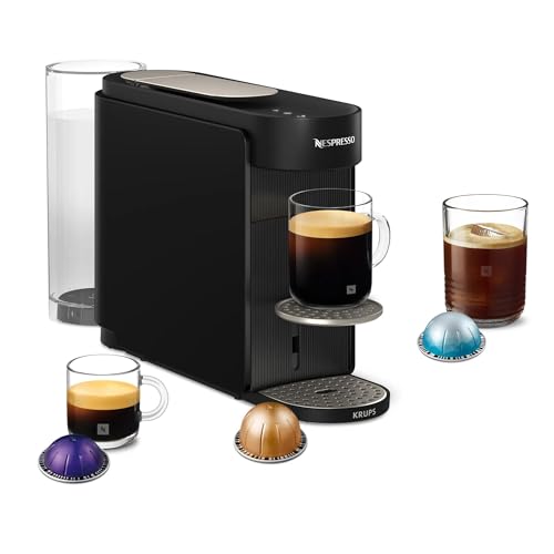 Nespresso Vertuo Up by Krups, Original koffiemachine, XN9408, Zwart