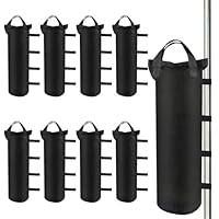 8 Stück Sandsäcke für Pavillon, 800D Oxford Pavillon Gewichte, 50×20 cm Sandsäcke zum Befüllen Beschweren, Sandsack Beschwerung für Pop-Up-Zelt Garten Regenschirm Vordach