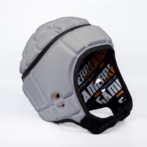 Gamebreaker PRO Powered by D3O Soft Shell Headgear (Silver, Medium)