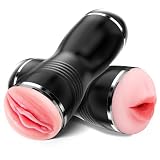 Pussy Pocket,Realistic Male Self Masterburbatar Hands Free Life Size Silicone Blowjobob Machine for...