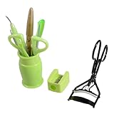 Contenu de l'emballage: 1 x curateur de cils, 1 x ciseaux à sourcils, 1 x peigne à sourcils, 1 x taille-crayon cosmétique, 1 x fichier Nial, 1 x comédons bâton, 1 x oreillepick, 1 x crayon d'eye-lire, 1 x dissolvant de cuticule