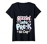 Photo Gallery donna pre-k back to school rizzin into pre-k ragazzi ragazze maglietta con collo a v Photo Gallery donna pre-k back to school rizzin into pre-k ragazzi ragazze maglietta con collo a v