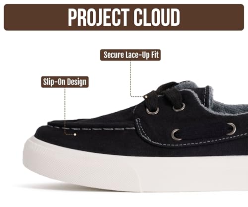Image of Project Cloud Canvas Sneakers for Women - Memory Foam Slip On Shoes Women Footwear - Lightweight and Non Slip Fashion Sneakers (Seasalt)