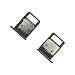 Produktbild jbTec SIM-Tray/SD-Card kompatibel mit Samsung Galaxy Tab S8 / S8+ Plus/Ultra 5G - Kartenhalter Slot, Farbe:Schwarz (Graphite)