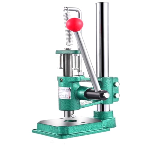 Image of Manual Arbor Press, Small Leather Hole Punch Tool with Chuck, Load Capacity 160kg for Handicrafts, Shoes, Hats, and Food Hardware