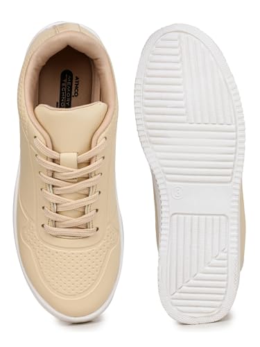 Image of ATHCO Womens Slick Doctor Shoes Women's Lace Up Sneakers Comfortable for Walking & Casual Wear Stylish Lightweight Design with Memory Foam Comfort for Health, Uniform and Nursing Footwear.