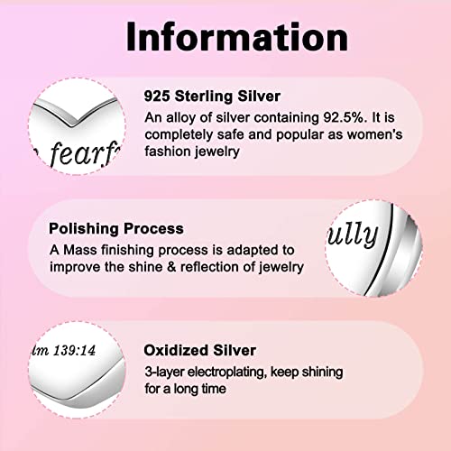Image of LUXILLA Love You Best Friend Grandma Wife Heart Charm 925 Sterling Silver Charms Fit for Bracelets Necklace Jewelry Gift for Women