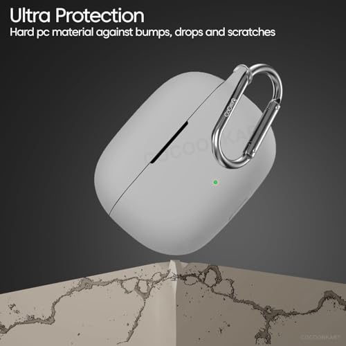 Image of Soft Silicone Case Cover for Realme Buds T310 | Buds N1 - Grey