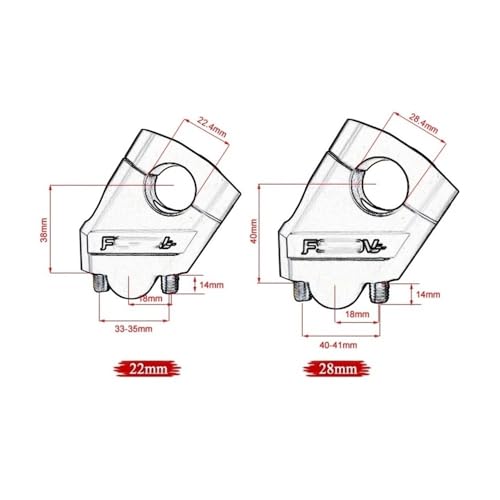 Elevadores de manillar CFMOTO 800MT para evitar dolor de espalda 7