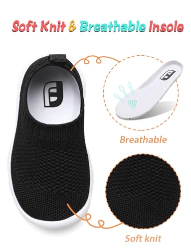 JOINFREE Toddler Boys Girls Sneaker Slip On Shoes Kids Lightweight Breathable Walking Shoes2