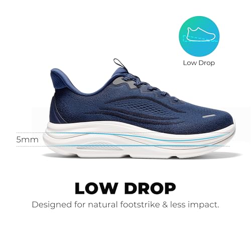 ALLSWIFIT Men's Slip On Wide Toe Box Road Running Shoes,Blue,11 - image 9