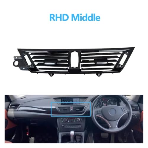 Panneau sortie ventilation BMW X1 E84 grille aération climatisation RHD central - 2
