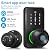 Smart Door Lock with Knob, LinkThai Keyless Entry Fingerprint Lock with Touchscreen Keypad, Electronic Knob Digital Lock for Front Door, Easy Installation