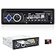 CAMECHO 1Din Autoradio mit CD DVD Player, Autoradio 1 DIN mit Bluetooth 5.1 Freisprechfunktion, Audio Empfänger mit AM/FM Radio, Fernbedienung, EQ, Smart Sync App +32GB TF+Anschluss