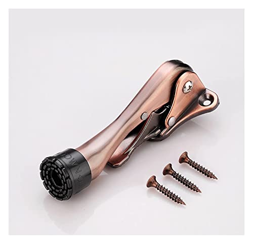 Butée de porte à pied unique en acier robuste avec embout - 8