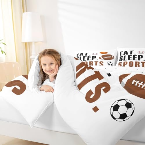 Image of Feelyou Sports Comforter Set King Size for Kids Boys Girls