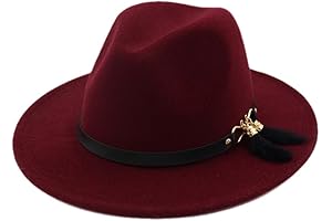 Pulcykp Unisex Pannama Fedora Hats: Stylish with a Dash of Panache