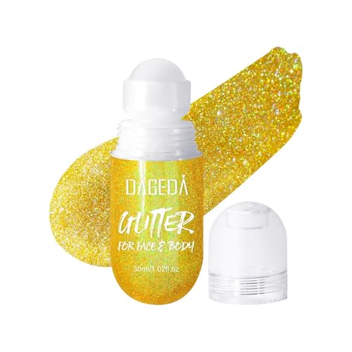 Prreal Roll-on Body Glitter Gel for Festival Rave