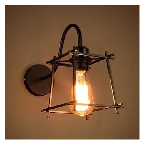 Applique industrielle rétro lampe murale vintage ST64 AC160V-240V blanc chaud