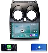 9 inch GPS autoradio compatibel met Nissan Qashqai J10 2006-2013, 2+ 32GB Android 12 Stereo Doek...