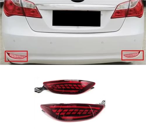 Espejo reflector LED de parachoques para reparar iluminación de Hyundai Accent 2